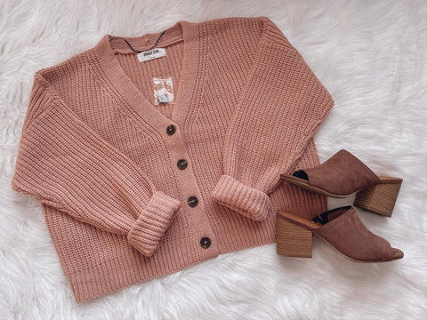 Cute and Classy Cropped Cardigan